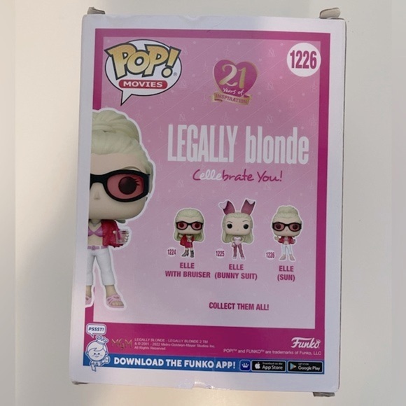 Funko Pop! Legally Blonde Elle (Sun) Vinyl Figure #1226 ~ NEW in Box - Picture 5 of 6
